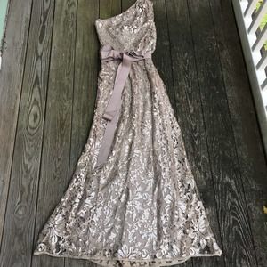 NWT MI USA Tadashi Shoji Sequin Formal Gown Dress
